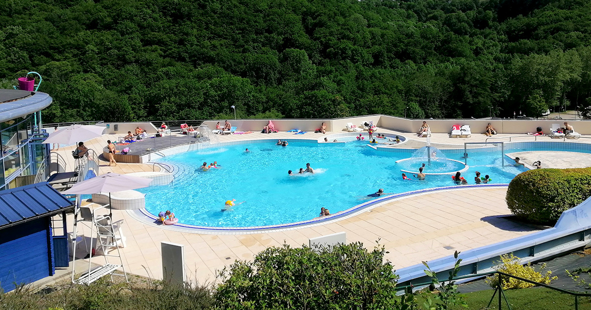 Bassins extérieurs du centre aqua
